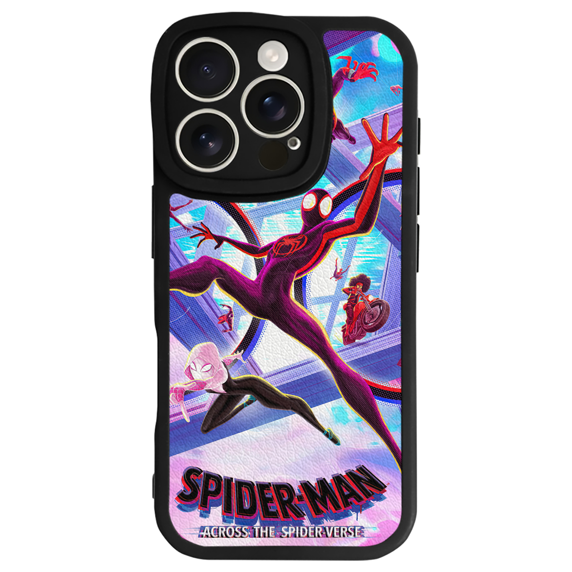 （画像用） Spider Man スパイダーマン 【iPhone 16シリーズ対応】シリコンスマホケース（レザー調） 材質：シリコン